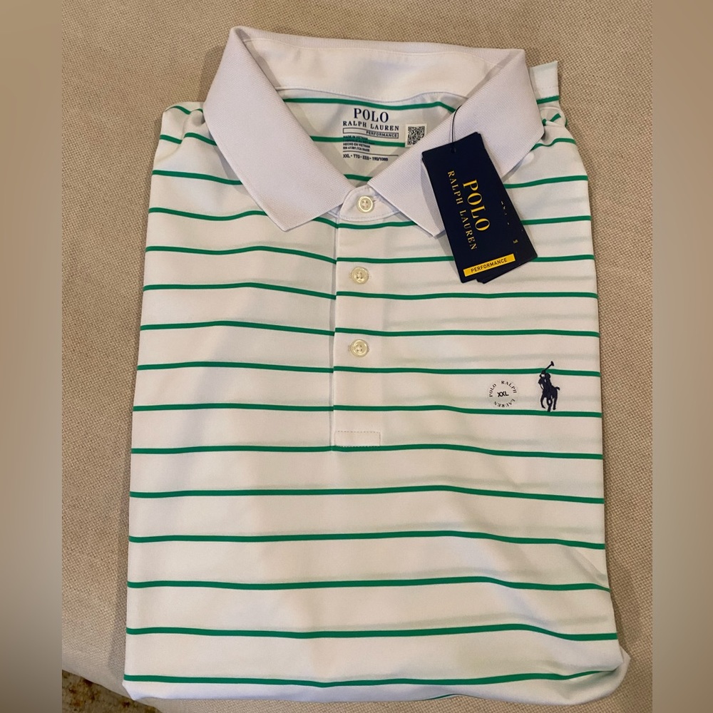 Brand New Polo performance fabric golf shirt